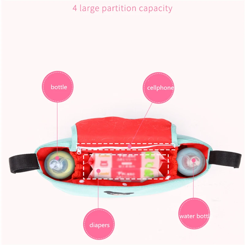Детские коляски сумка Портативный детские бутылочки держатель сумки кроватки повесить крюк перевозки сумка Аксессуары для колясок