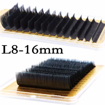 

L C D curl Semi-matte Flat Ellipse Individual Eyelash Extensions Natural Soft False Eyelashes 0.15 0.20