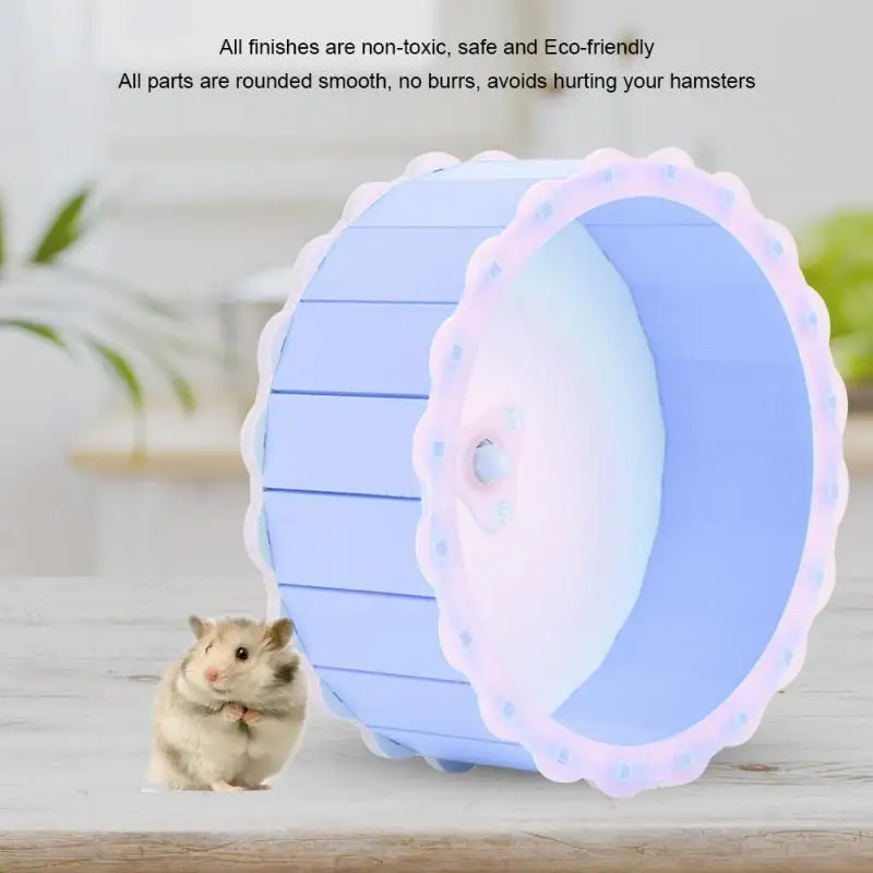 Small Animal Guinea Pig Hamster Running Wheel Exercise Sports Round