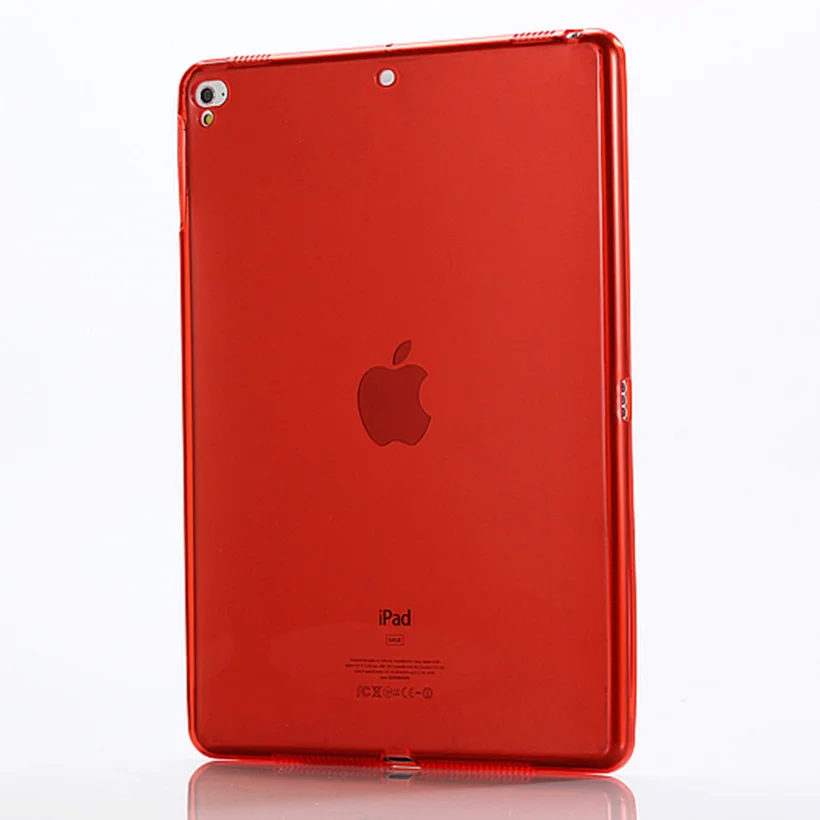 Для ударопрочный корпус iPad Air 2 чехол; защитный чехол для iPad 6 iPad6 Air2 9,7 дюймов силиконовый чехол для задней панели конфетные цвета Оболочка - Цвет: Red