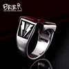 BEIER 2022 Man Punk Cool For Stainless Steel 3D Cross Style Rings Men  Fashion Jewellery Unique Gift BR8-205 US Size ► Photo 3/4