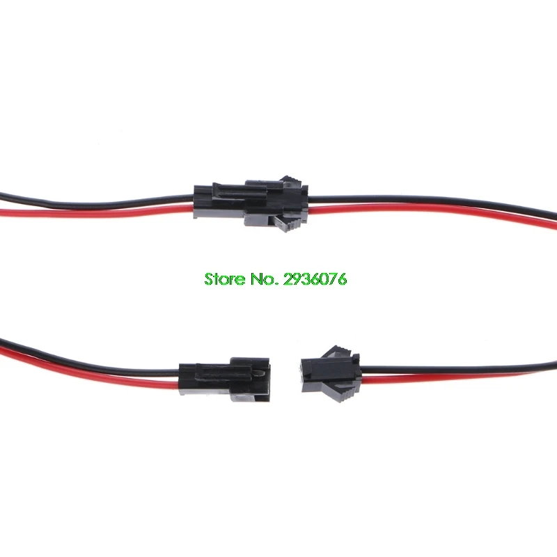 

2018 New 10Pairs JST SM 2Pins Jack Male to Female Wire Connector For LED Strip Light Drop Shipping Support