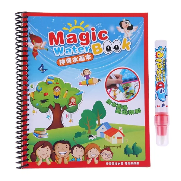 Магия воды Рисунок раскраска Doodle Magic Pen Картина доска для рисования книжка-раскраска для малышей развивающие игрушки подарок - Цвет: 04