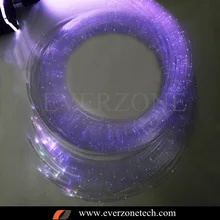 RGBW Красочный светодиодный оптоволоконный свет комплект 60 шт. 3*0,75 мм 2 м заградительный кабель с ИК-пультом дистанционного управления FY-750* 3-008