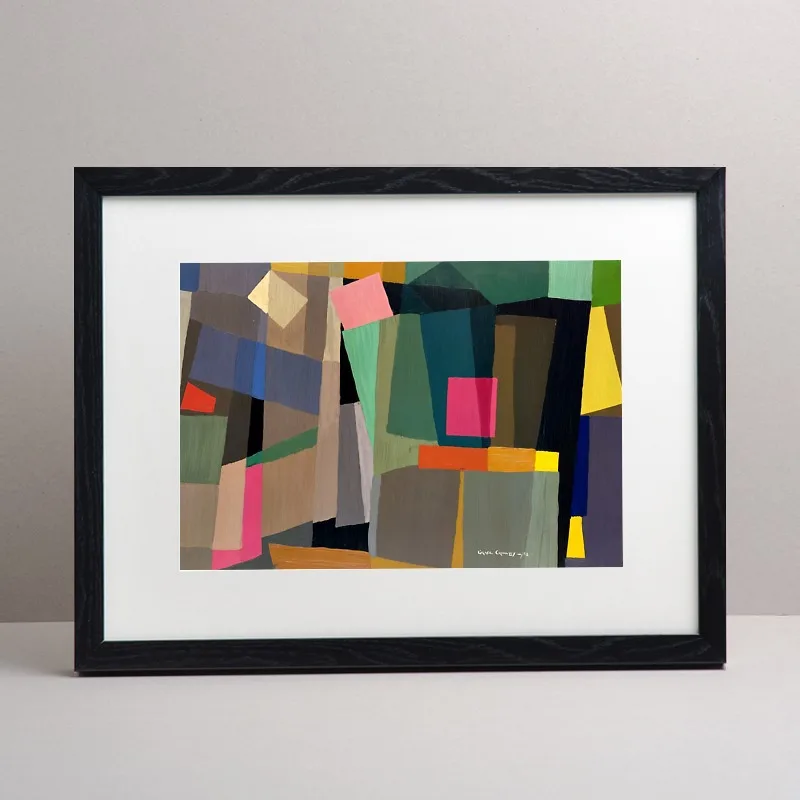 Astract Paintingby Grace Crowley Art Repro Print On Paper - 