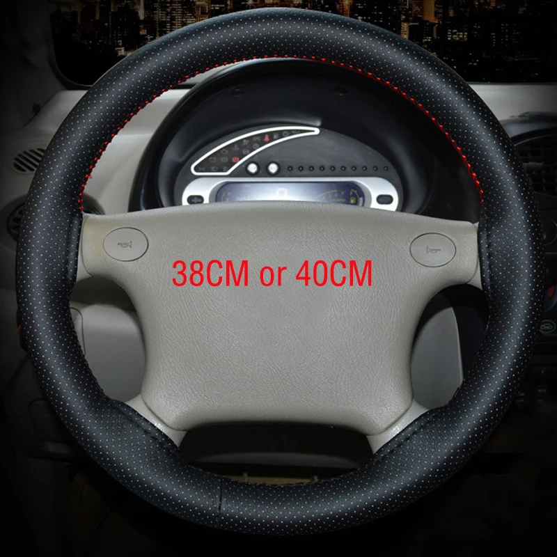 Car Steering Wheel Cover 38cm 40CM Hand Stitched DIY Microfiber Wheel Cover of Car With Needle and Thread Interior Accessories Car Steering Wheel Cover 38cm 40CM Hand Stitched DIY Microfiber Wheel Cover of Car With Needle and Thread Interior Accessories