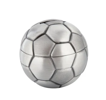 

Europe Style Metal Football Penny Box Safe Coin Piggy Bank Children 's Toy Money Box Home Decoration Ornaments Craft Gift LFB898