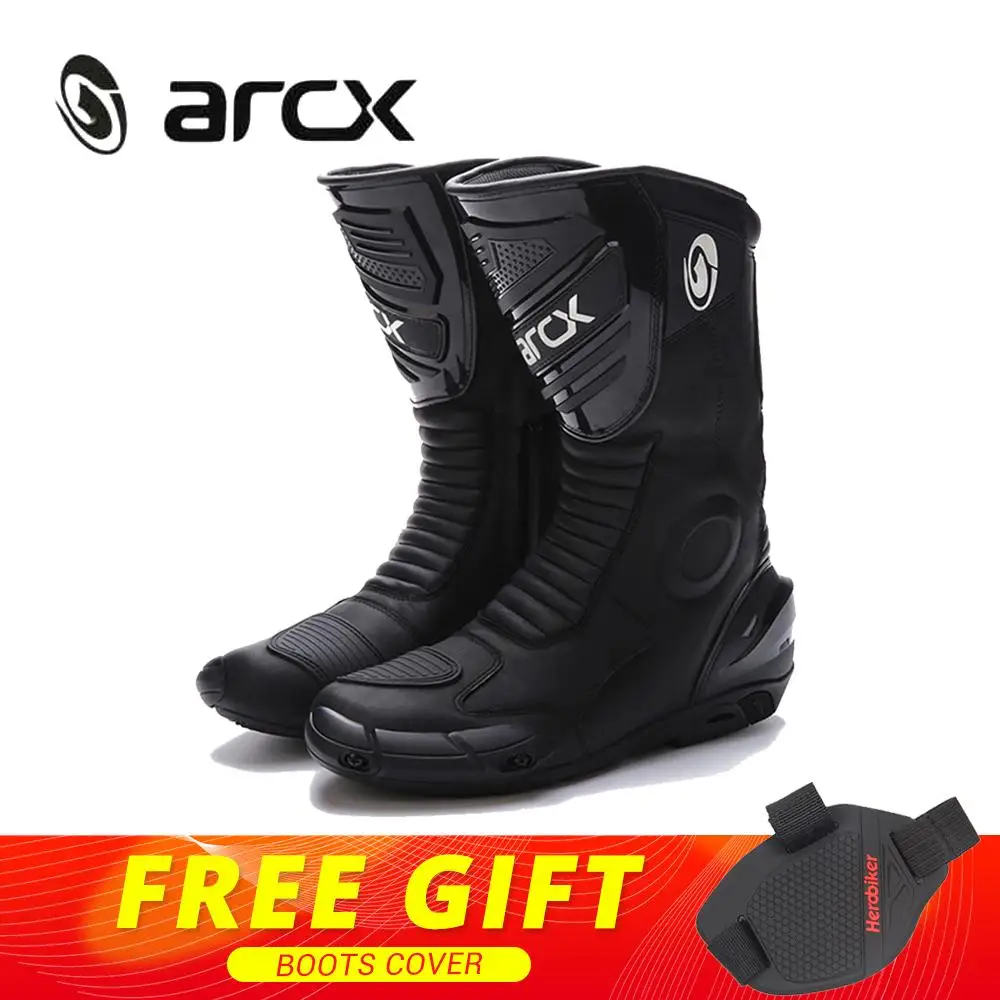 Мотоциклетные ботинки ARCX из натуральной коровьей кожи Ботинки для мотокросса