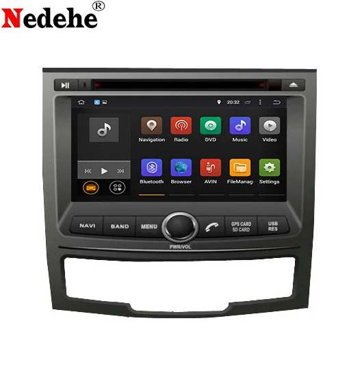 

Nedehe Android 7.1 Car DVD gps navigation For SSANGYONG KORANDO 2011 2012 2013 car radio stereo steering wheel control