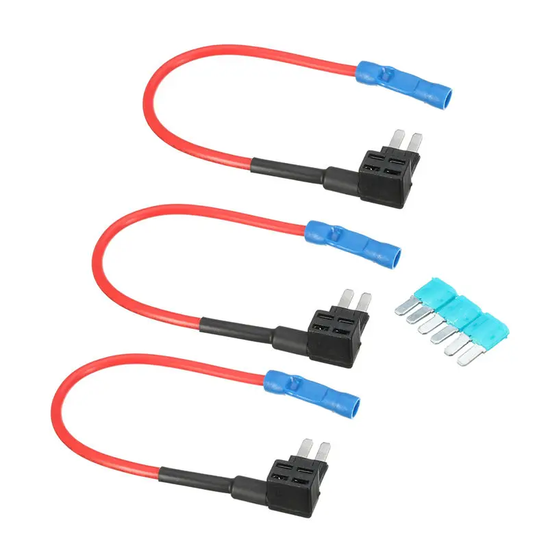 10pcs Mini MICRO 2 Micro II ATA Standard Blade Fuse Holder Car Fuse Box