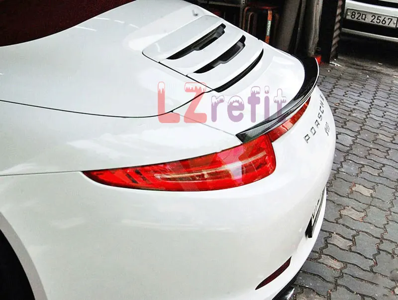 Реальные корпус из углеродного волокна спойлер для Porsche 991 911 2012UP