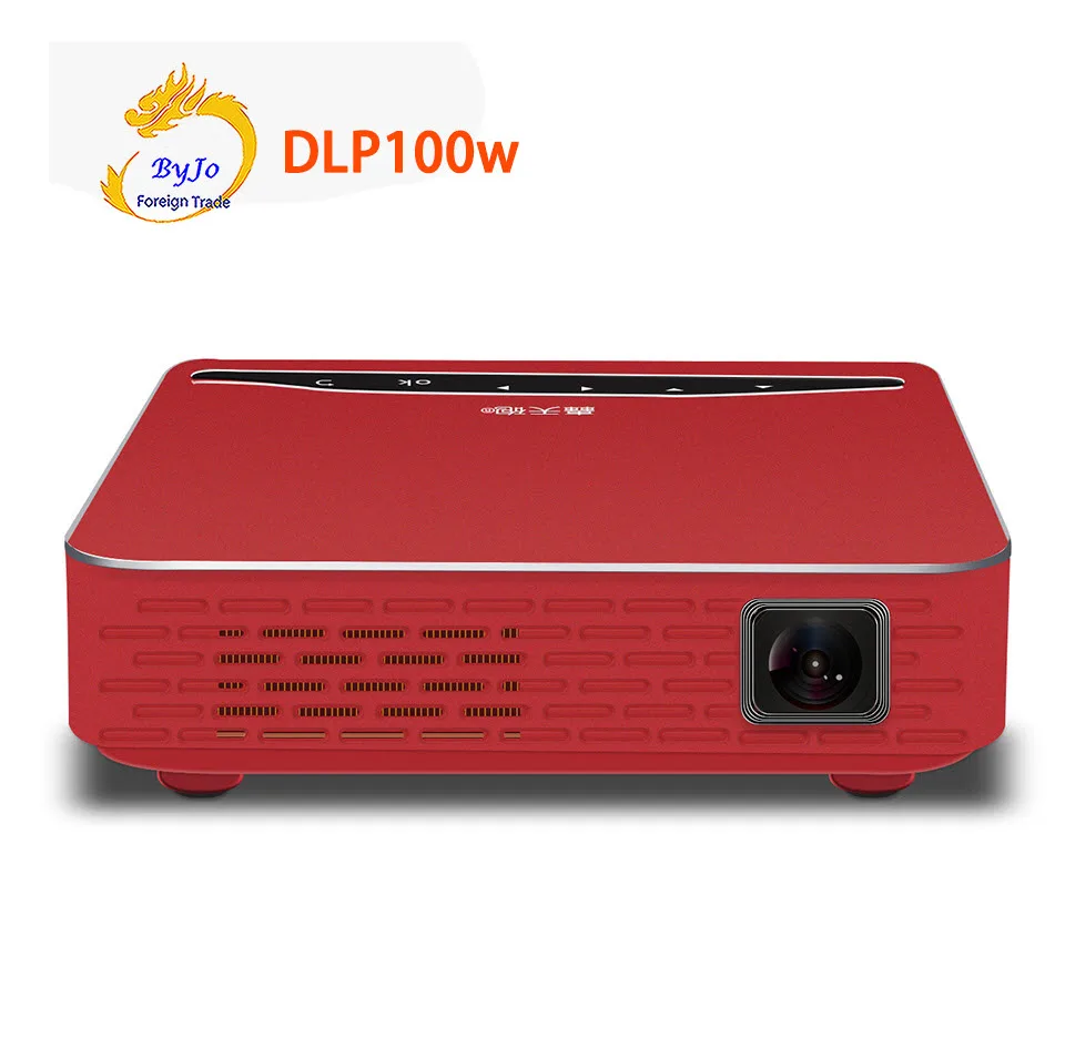 

Poner Saund DLP100W Projector 1500Lumen 6000MAh Battery Sync Display Bluetooth WIFI Projector 3D Home Theater HDMI 1080P