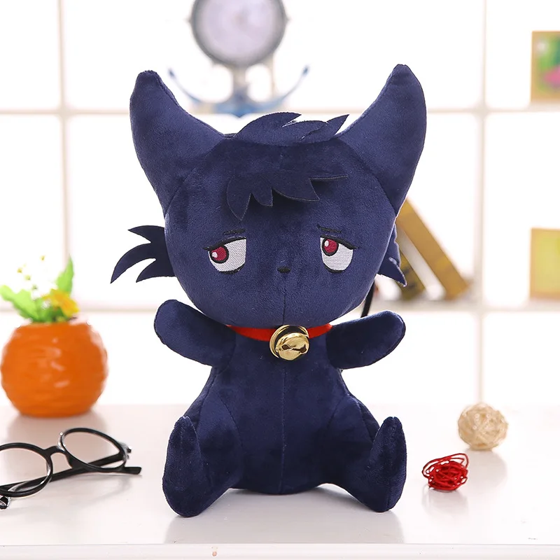 Аниме servamp Mahiru Shirota kuro Черный Кот плюшевые игрушки, Мультяшные куклы Brinquedos Косплей Neko подарок для детей 35 см