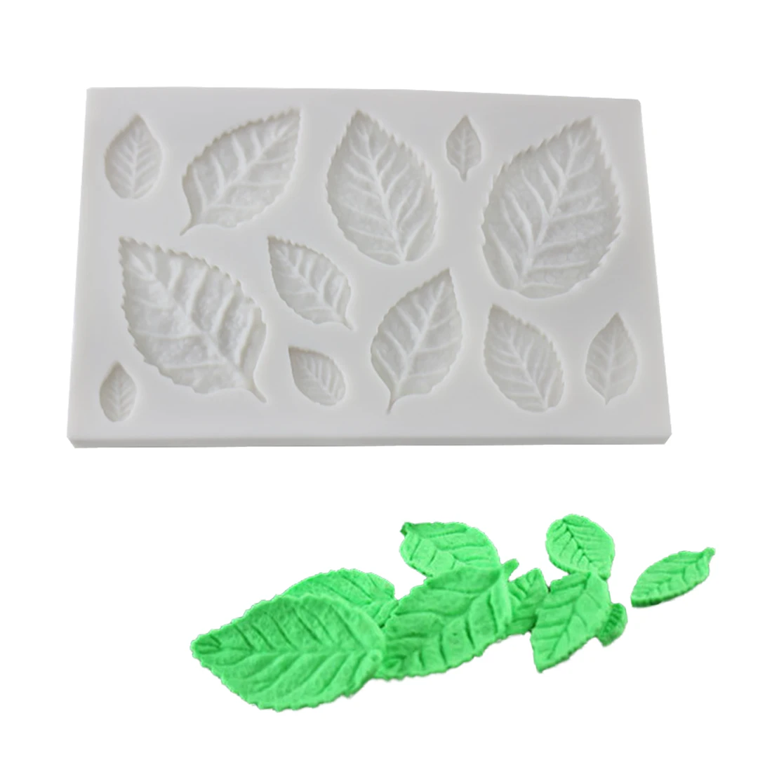 

1PC Silicone Mold Tree Leaf Shape Baking Pan Cake Decorating Tools Chocolate Soap Mold Cake Stencils DIY