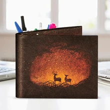Die neue herrenbrieftasche/kurzen absatz Jugend gefühl papier/original männlichen studenten dünne stilvolle cool man geldbörse