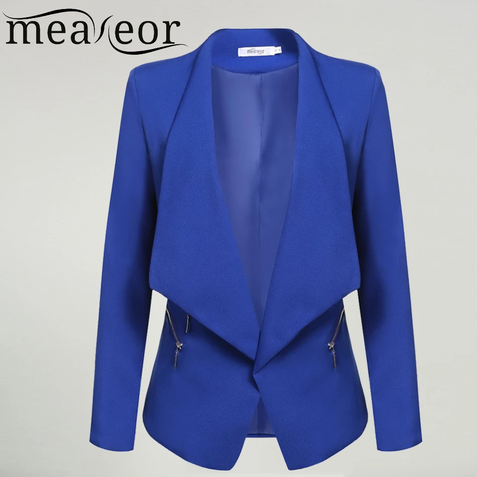 Meaneor Women Jacket Office Slim Blazers Jackets Lady