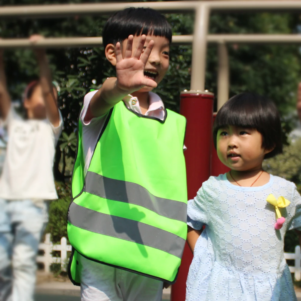 

2016 Promotion Full Body Harness Glock The New Child Safety Reflective Vest Traffic Warning Clothing For Pupils Safe Fluorescent