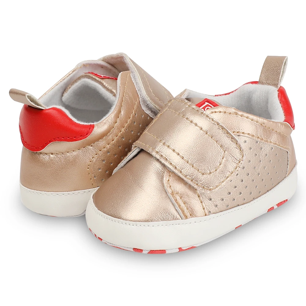 Обувь для новорожденных мальчиков из искусственной кожи, обувь для малышей, обувь для новорожденных мальчиков и девочек с мягкой подошвой, обувь для малышей 0-18 месяцев