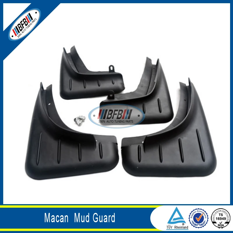 

Car Auto accessories PP Mud Splash Flap Guard Mudguard Protector Fender Fit For Porsche Macan 14-17