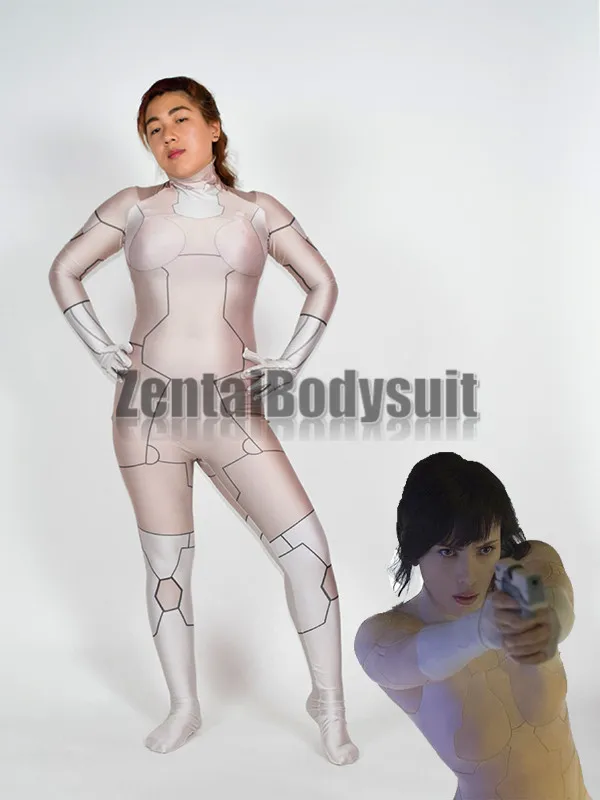 

Ghost In The Shell Costume Major Cosplay Bodysuit Halloween Party Zentai Suit