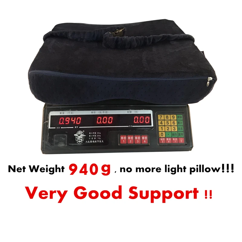 Подушка PurenLatex из пены с эффектом памяти 40*41*10|memory foam pillow|foam pillowspine pillow |