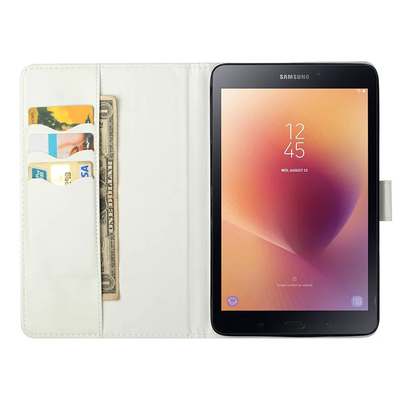 Кожаный чехол Wekays для samsung Tab A 8,0 SM-T380 с рисунком единорога для samsung Galaxy Tab A 8,0 T380 T385, чехол s