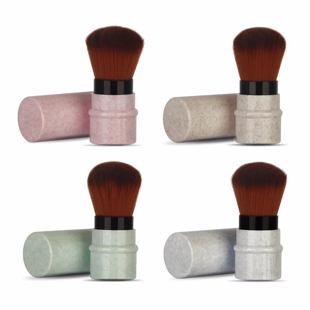 

1PC Marble Pattern Retractable Foundation Brush Flat Cream Makeup Brushes Professional Cosmetic Make-up Brush