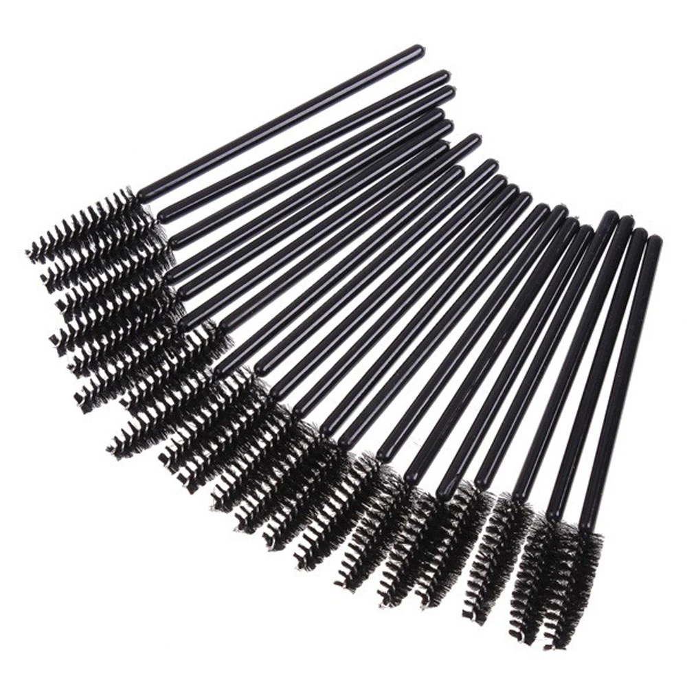 

Fashion 100pcs Cosmetic Disposable Mascara Makeup Eyelash Brush Extension Wands Applicator Lash Make-up Tool Styling Tools New