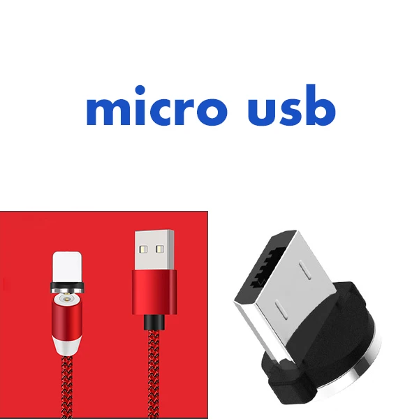 Micro Usb кабель Usb C кабель Быстрая зарядка для samsung Xiaomi huawei Oppo Redmi Магнитный Usb зарядный кабель для Iphone зарядное устройство - Цвет: Золотой