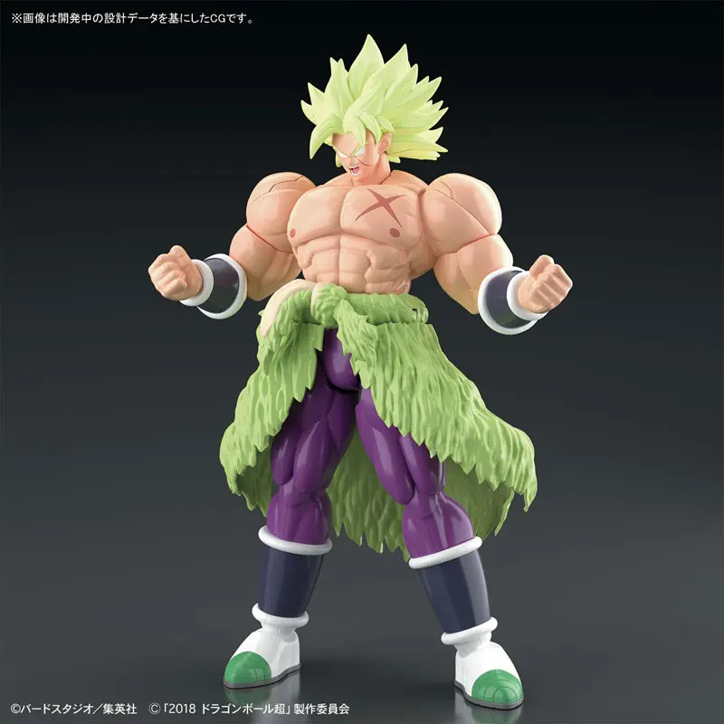 Подлинная Bandai фигура-подъем стандартная сборка Dragon Ball Супер Saiyan Broly полная мощность пластиковая модель Фигурка