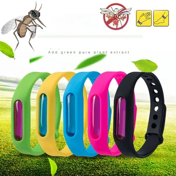 

Environmental Protection Silicone Wristband Summer Mosquito Repellent Bracelet Anti-mosquito Band Capsule Effective Children