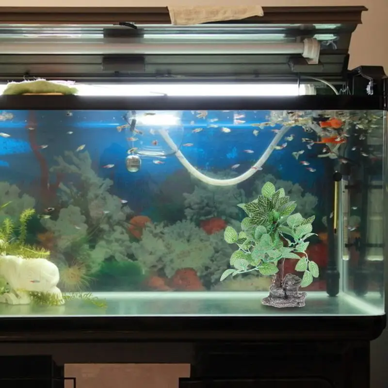 Artificial Lifelike aquarium plants Grass background Water Grass Plant