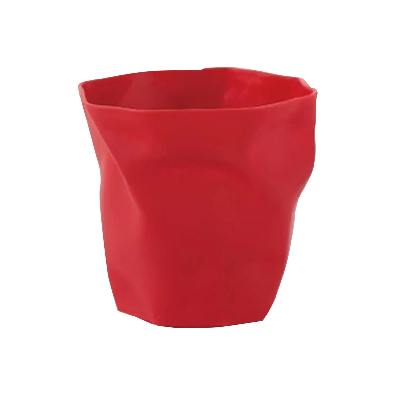 

PP Plastic Multipurpose Storage Baskets Pen Holder Trash Can Stationery Storage Uncovered Trash Can Waterproof Paper Basket Vase