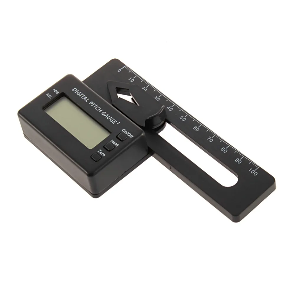 

RC Logger Propellers Tester Digital Pitch Gauge With LCD Display for Main Blade Align TREX 250 450 600 700 RC Helicopter Models