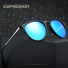 2017 Novo Estilo polarized Olho de Gato óculos de sol das mulheres dos homens Designer de Marca Do Vintage Rodada óculos de sol uv400 óculos de sol oculos de sol feminino