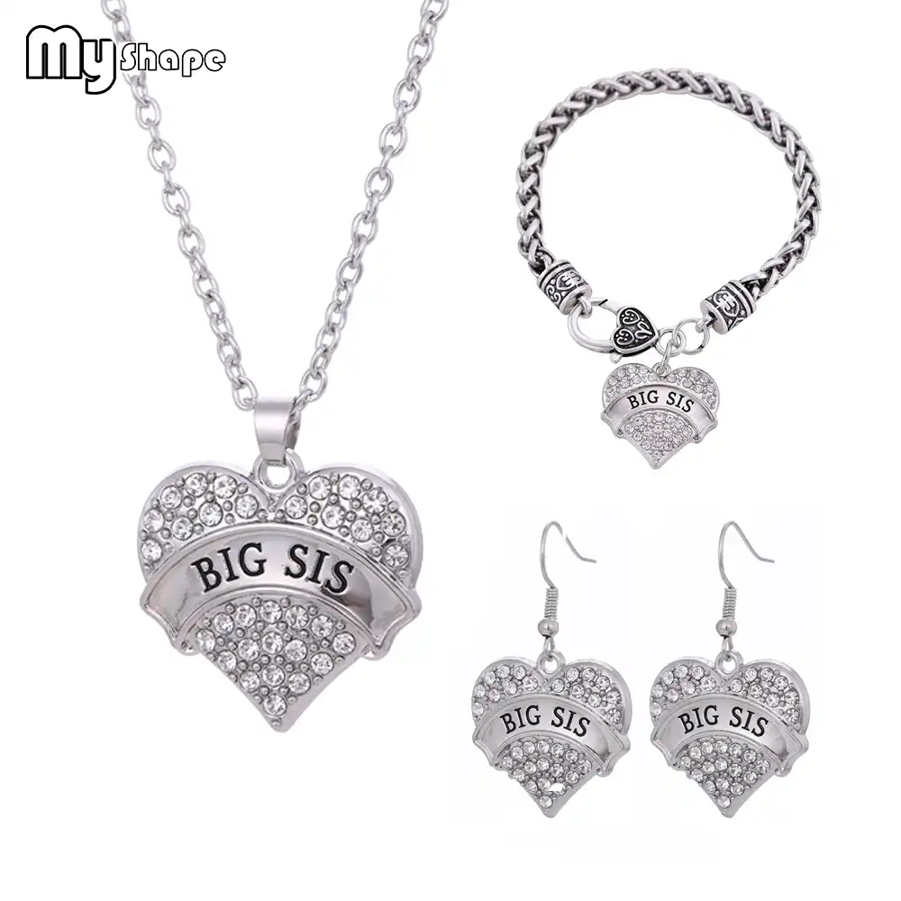 big sister earrings