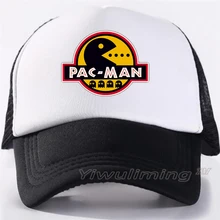 Бейсболка с изображением героев мультфильма Высокое качество Повседневная шляпа весна мужчина женщина PACMAN игры Спорт Регулируемая косточка унисекс