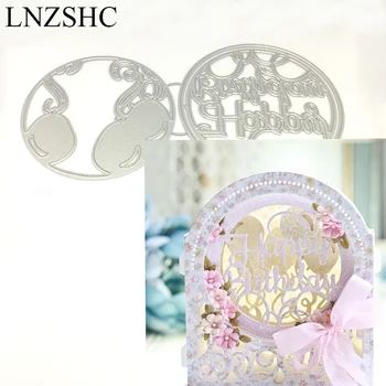 

Metal Cutting Dies New 2018 Layered Happy Birthday For DIY Scrapbooking Card Paper Craft Dies Embossing Carbon Steel