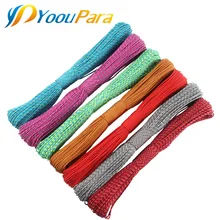 YoouPara 30 шт. 100 футов Паракорд 2 мм одна подставка шнуры Паракорд шнур 100 цветов