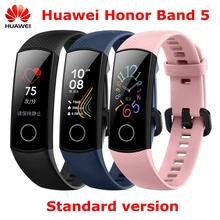 huawei Honor Band 5 мониторинг кислорода в крови в режиме реального времени умные браслеты цветной сенсорный экран фитнес водонепроницаемый браслет