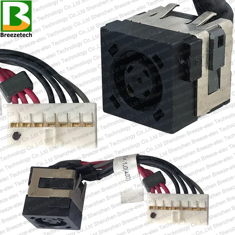 

100% Genuine New DC Power Jack Socket Cable Wire Connector PLUG for DELL Alienware M14X R1 R3 R4 Series 05D8TK 5D8TK DC30100NG00