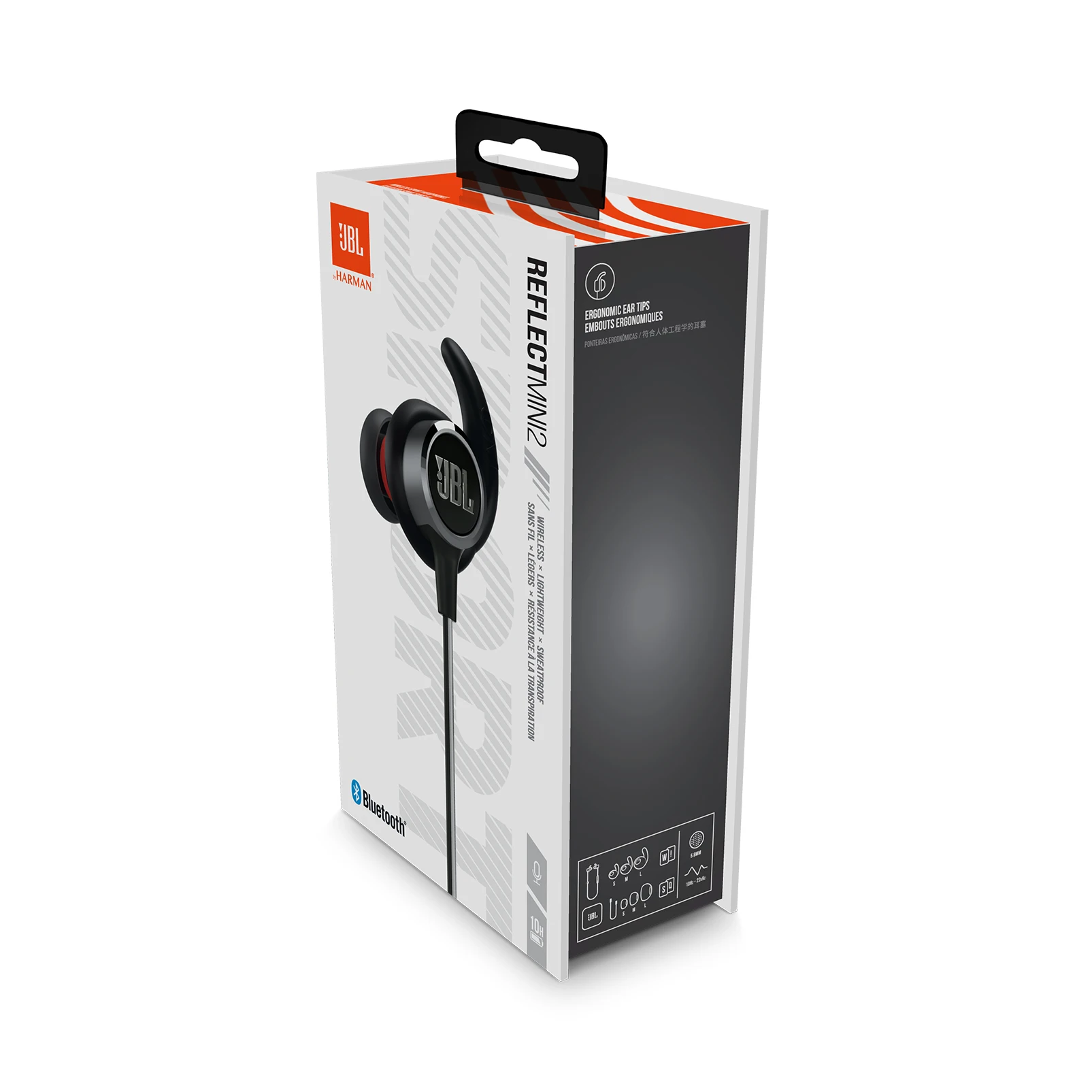 JBL Reflect MiNi 2 спортивные наушники-вкладыши, гарнитура IPX 5, водонепроницаемые наушники для экстремальных видов спорта, наушники для бега с микрофоном