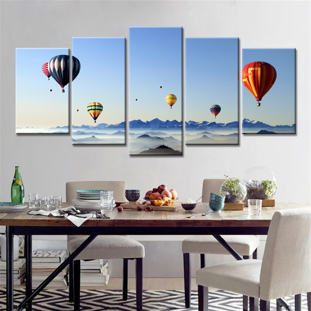 Home Decor Drop Shipping | 5 panels drop shipping modern home decor hot air balloon Home Decor Drop Shipping | 5 panels drop shipping modern home decor hot air balloon