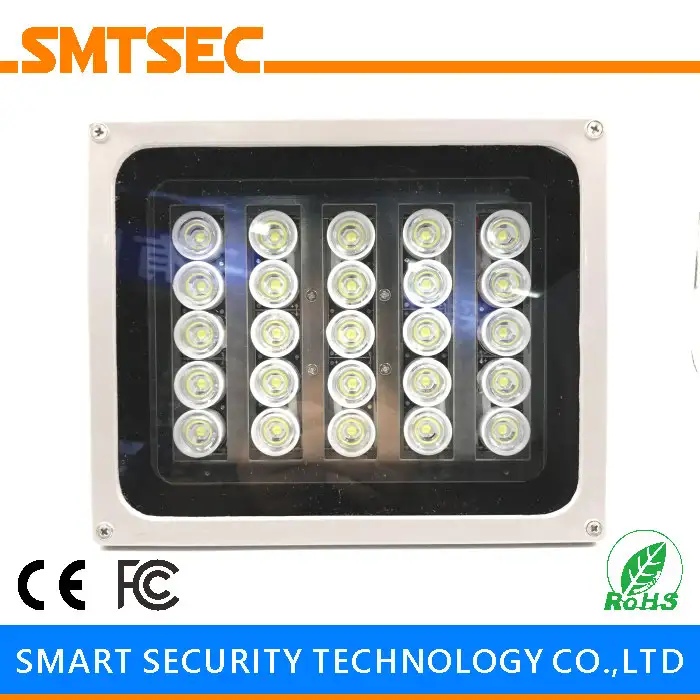 

SMTSEC SI-25W 25PCS LED 80M IR Infrared Illuminator DC/AC Angle 15-90 Degrees Optional IP66 Light For CCTV IP Security Camera