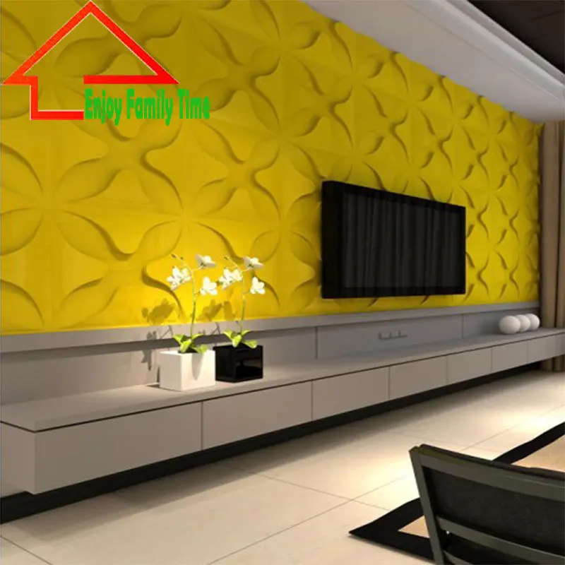 2015 new design europe soundproof decorative 3d wall panel for beddingroom 3d pvc mould proof