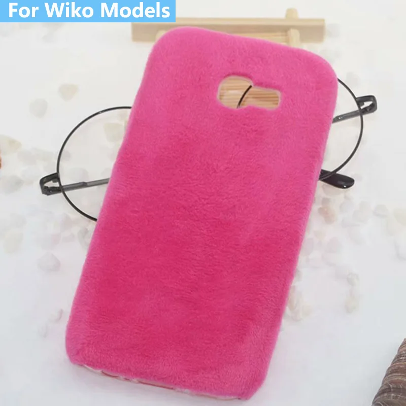 Плюшевый чехол для WIKO Lenny 5 4 Plus 2 Tommy 3 Robby Sunny милый мягкий мех ультра тонкий ТПУ