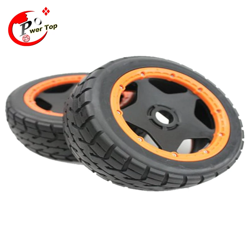 King Motor Baja On Road tire front completed set for HPI BAJA 5B Parts Rovan