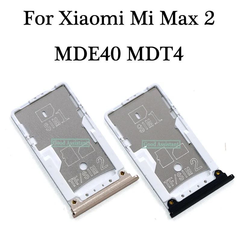 Для Xiaomi Mi Max 2 MDE40 MDT4 Sim лоток держатель карты Micro SD слот части адаптер Sim-карты |