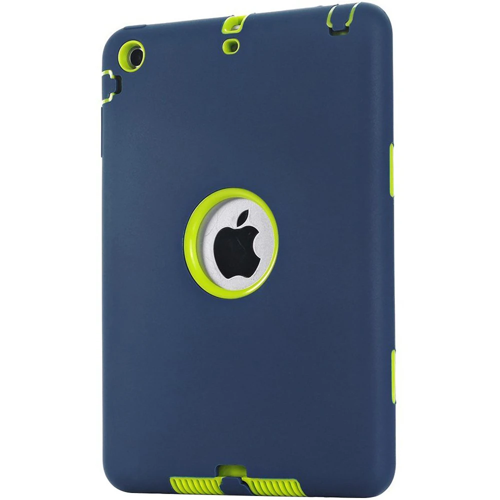 Для iPad Mini 1/2/3 Retina чехол 3 в 1 Противоскользящий гибридный защитный сверхпрочный