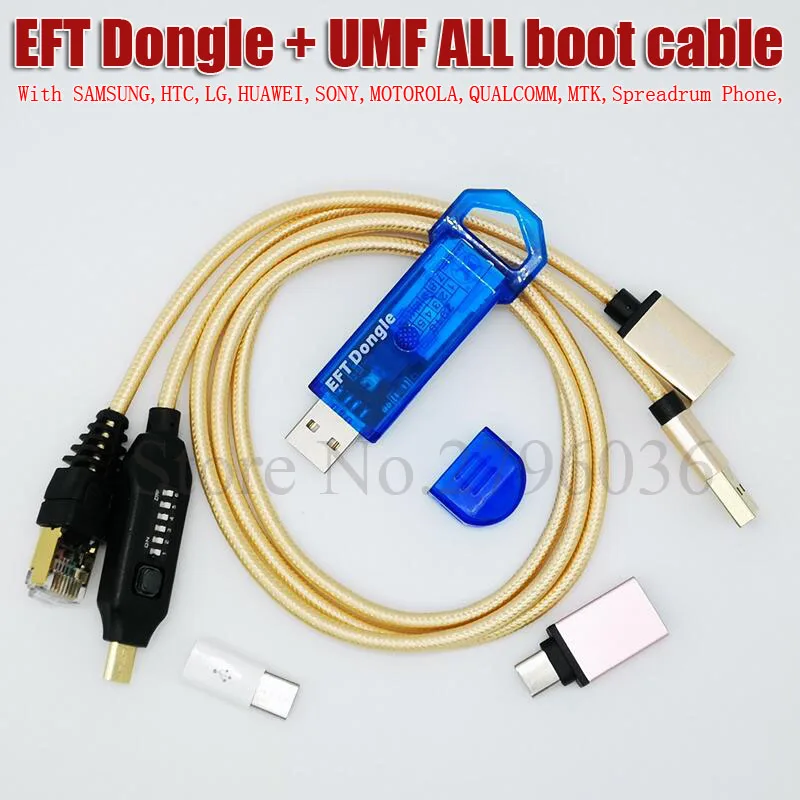 2019 Новые 100% оригинал легко прошивки TEMA/EFT DONGLE + UMF все кабель запуска Бесплатная доставка